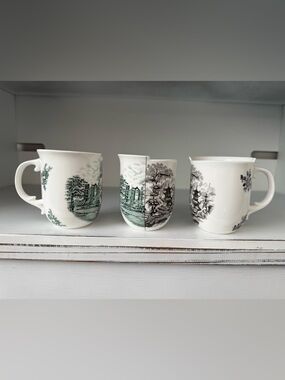 Seletti Hybrid Fedora Porcelain Mug Italy Set 3 Mugs HTF
